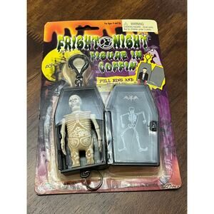 Vintage KO Skeleton 2001 Agglo Pull Release Keychain Fright Night NIP